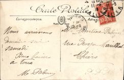 VINTAGE POSTCARD Vichy Panoramic View on I' Hopital Civil