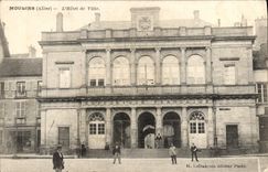 VINTAGE POSTCARD Moulins the Town hall