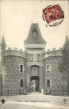 CPA Allier Busset le Pont Levis