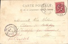 VINTAGE POSTCARD Moulins Jacquemart Belfry Of the Old Castle