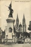 VINTAGE POSTCARD Moulins Monument of the Combatants Militaria Children