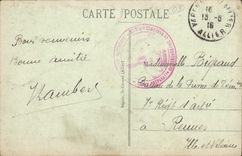 VINTAGE POSTCARD Bourbonnais Varennes on Allier House of the brothers