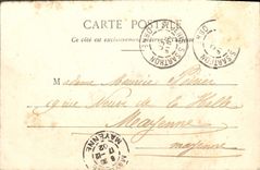 VINTAGE POSTCARD Auvergne the Castle of Murols