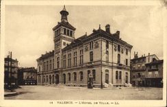 Valencia de la POSTAL de la VENDIMIA el ayuntamiento