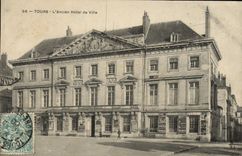 VINTAGE POSTCARD Tours the Old Town hall