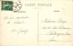 POSTAL Laval de la VENDIMIA el ayuntamiento