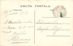 VINTAGE POSTCARD Tours the Town hall Tram