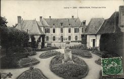 VINTAGE POSTCARD Issoudun I' Town hall