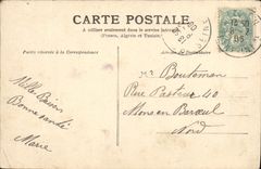 VINTAGE POSTCARD Rouen Town hall and church St Ouen