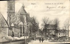 St Cyr de la catedral de Nevers de la POSTAL de la VENDIMIA