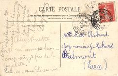 VINTAGE POSTCARD Saint Georges de Didonne Cote Money the rocks isolate from Vallieres