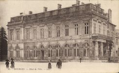 Ayuntamiento de Bourges de la POSTAL de la VENDIMIA