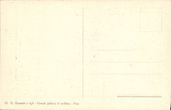 VINTAGE POSTCARD Rammed Camposanto Espulsione Di Agar Oruppa Di Tre Angeli Dettaglio Benozzo Gozzoli