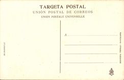 VINTAGE POSTCARD Episcopal Museu De Vich Dead of Sant Andreu Taula Pintada Comenc Del Segle XV