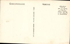 VINTAGE POSTCARD Paris Sainte the Vault Rules Of Saint Louis