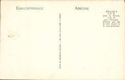 VINTAGE POSTCARD Paris Sainte the Vault Gate Of the High Vault Last Judgment