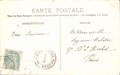 VINTAGE POSTCARD Monte Carlo Seen from in the gardens