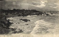 CPA Les Sables D'Olonne Effet De Vagues