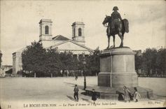 VINTAGE POSTCARD the Rock On Yon the Place D Weapons And the Church Napoleon Saint Louis 1st