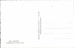 CPM Lourdes La Basilique Et Le Gave