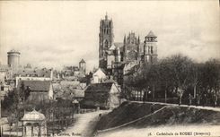 VINTAGE POSTCARD Cathedral Of Rodez