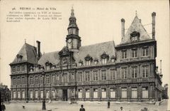 CPA Reims Hotel de Ville 