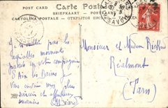 VINTAGE POSTCARD Aix Les Bains the Villa of the Flowers