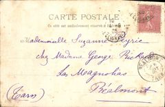 VINTAGE POSTCARD Cannes Bocca and Esterel