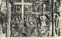CPA Burgos Catedral Detaile del Trasaltar el Descendimiento Por Felipe de Borgona 