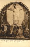 VINTAGE POSTCARD Firenze R Musco Trasfigurazione sul Assembles Tabor Beato Angelico Giovanni da Fiesole