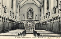VINTAGE POSTCARD St Hugh' S Charterhouse Sussex Family Chapel