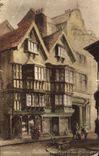 VINTAGE POSTCARD The Cavaliers House in drills Street Exeter