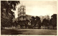 CPA Westminster Abbey From Deans Yard London 