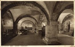 VINTAGE POSTCARD Westminster Abbey Norman Undercroft London