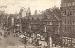 VINTAGE POSTCARD London Old Houses Staple Inn Holborn