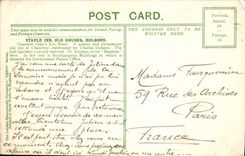 VINTAGE POSTCARD London Old Houses Staple Inn Holborn