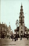 VINTAGE POSTCARD London St Clement Danes