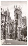 Iglesia de monasterio interior de York de la parte posterior del recto de la POSTAL de la VENDIMIA