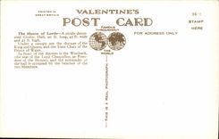 VINTAGE POSTCARD House off Lords London