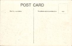 VINTAGE POSTCARD The National Gallery and St Martins in the Fields Trafalgar London Public garden