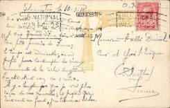 CPA London Oratory St Peter's statue