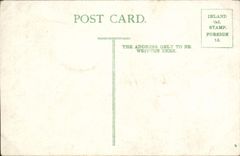 VINTAGE POSTCARD Empire Theater Leicester Public garden