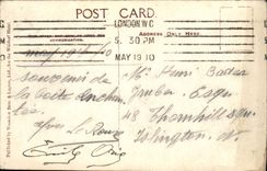 VINTAGE POSTCARD The Waldorf London Hotel