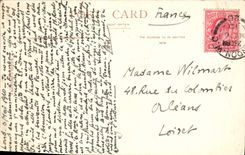 VINTAGE POSTCARD London from St Dunstan' S Fleet Street