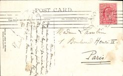 VINTAGE POSTCARD St Paul' S Cathedral from the Thames London Boats