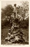 CPA Peter Pan Statue Kensington Gardens London