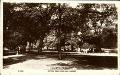 CPA Rotten Row Hyde Park London