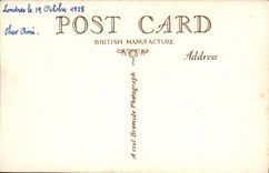 VINTAGE POSTCARD Panoramic View Of London has