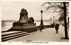CPA The Sphinx Thames Embankment London