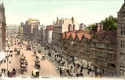 VINTAGE POSTCARD London Holborn